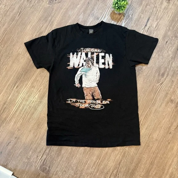 Morgan Wallen 2025 I’m the Problem Concert Tour Graphic Tee Women’s T-shirt Sz L - Picture 2 of 6